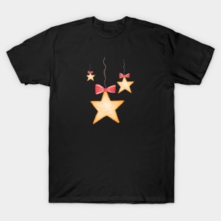 Gold star painting T-Shirt